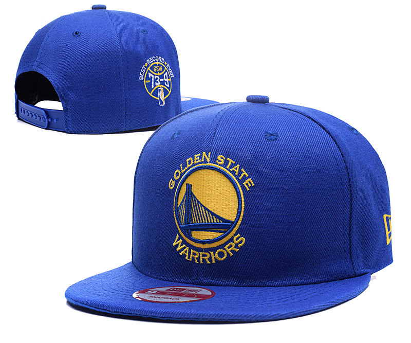 Warriors 73 Wins Blue Adjustable Hat LX