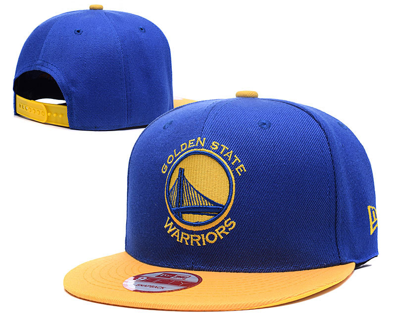 Warriors Team Logo Blue Adjustable Hat LX