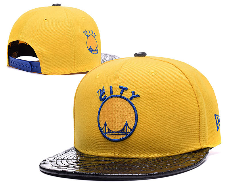 Warriors The City Yellow Adjustable Hat LX