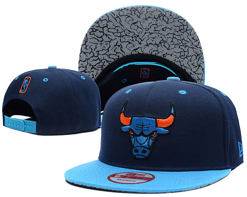 Bulls Fresh Logo Navy Adjustable Hat LH