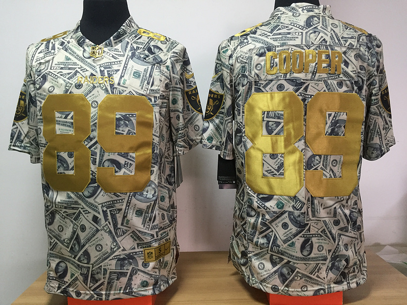 Nike Raiders 89 Amari Cooper Grey US Dollar Fashion Limited Jersey
