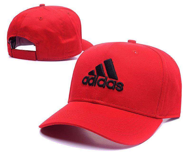 Adidas Fresh Logo Red Sports Adjustable Hat GS