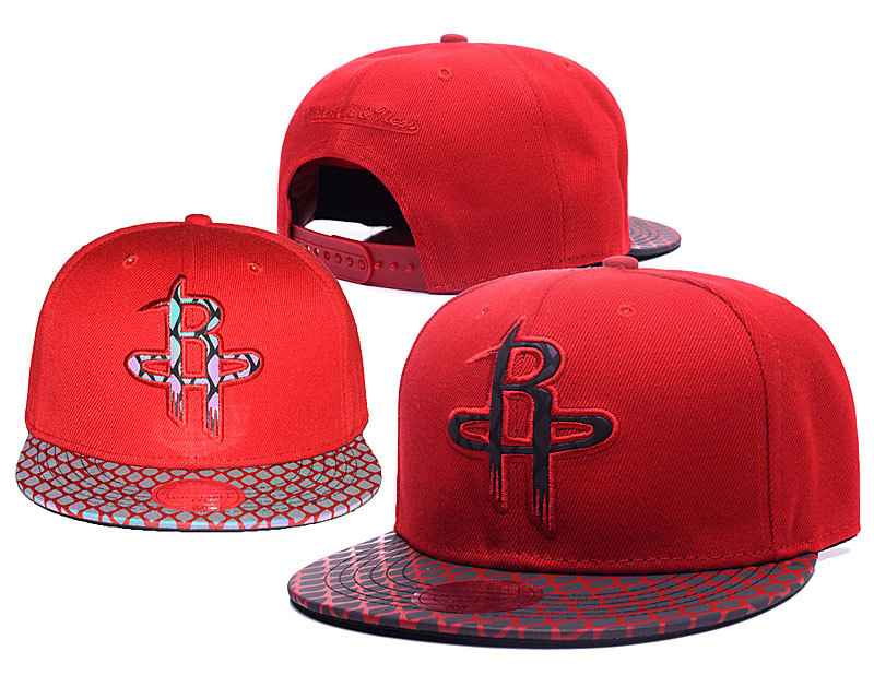 Rockets Team Logo Red Reflective Adjustable Hat GS