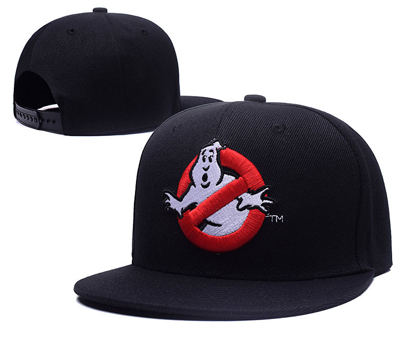 Ghostbusters Logo Black Adjustable Hat LH