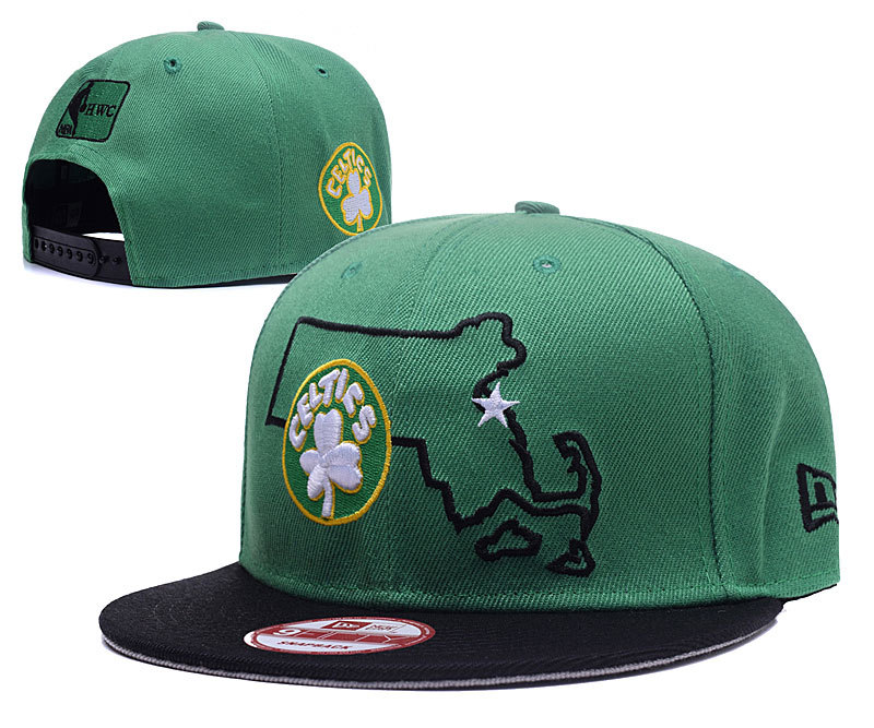 Celtics Team Logo Green Adjustable Hat GS
