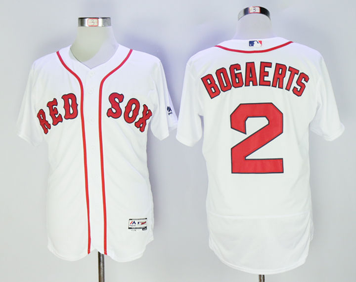 Red Sox 2 Xander Bogaerts White Flexbase Jersey