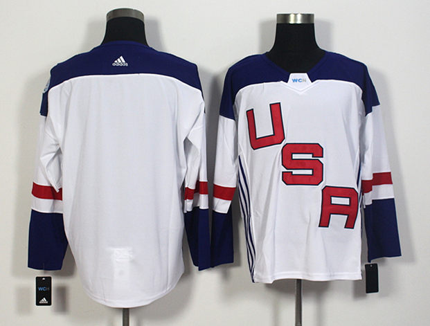 USA Blank White 2016 World Cup of Hockey Premier Player Jersey