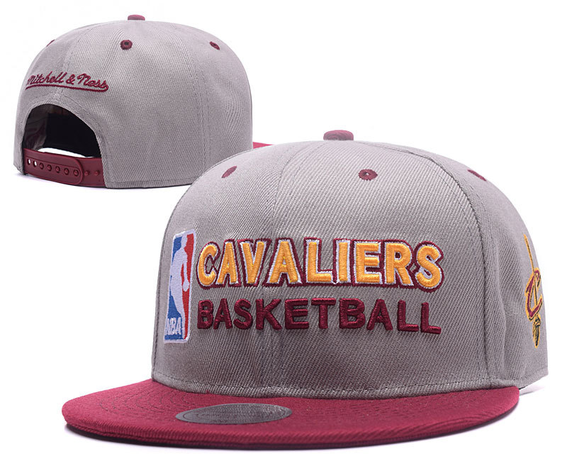 Cavaliers NBA Logo Grey Adjustable Hat GS