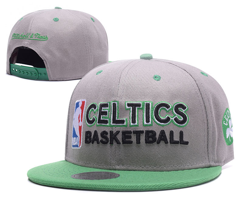 Celtics NBA Logo Grey Adjustable Hat GS