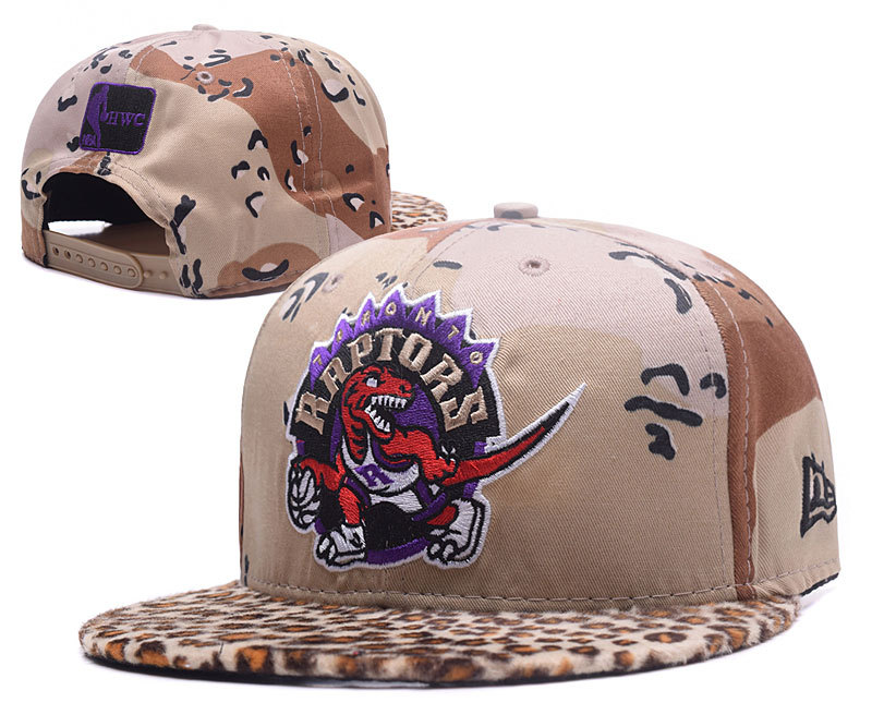 Raptors Team Logo Khaki Adjustable Hat GS