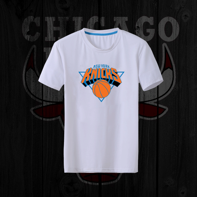 Knicks Fresh Logo White Men's Short Sleeve T-Shirt