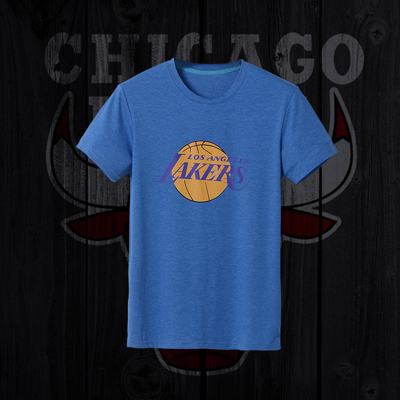 Lakers Fresh Logo Blue Men's Short Sleeve T-Shirt