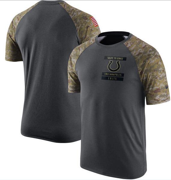 Colts Anthracite Salute to Service Men's Short Sleeve T-Shirt