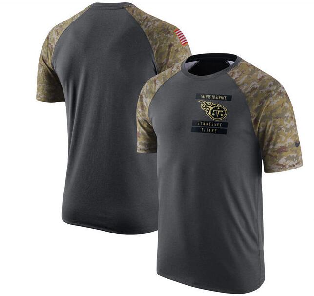 Titans Anthracite Salute to Service Men's Short Sleeve T-Shirt