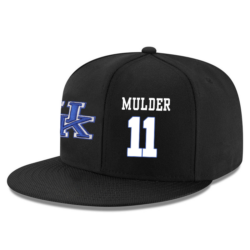 Kentucky Wildcats 11 Mychal Mulder Black Adjustable Hat