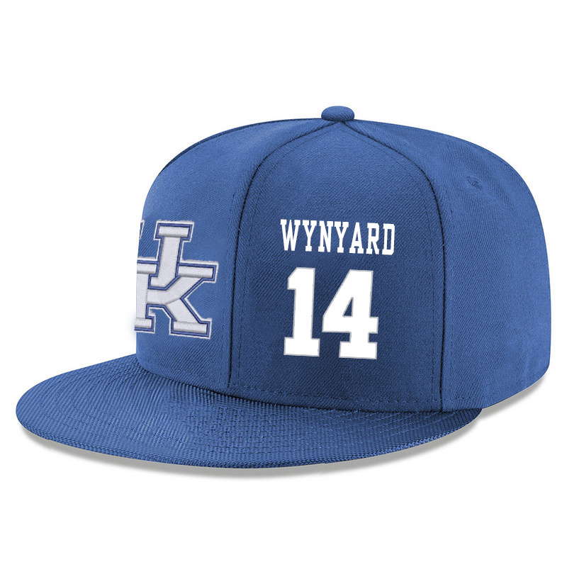Kentucky Wildcats 14 Tai Wynyard Blue Adjustable Hat