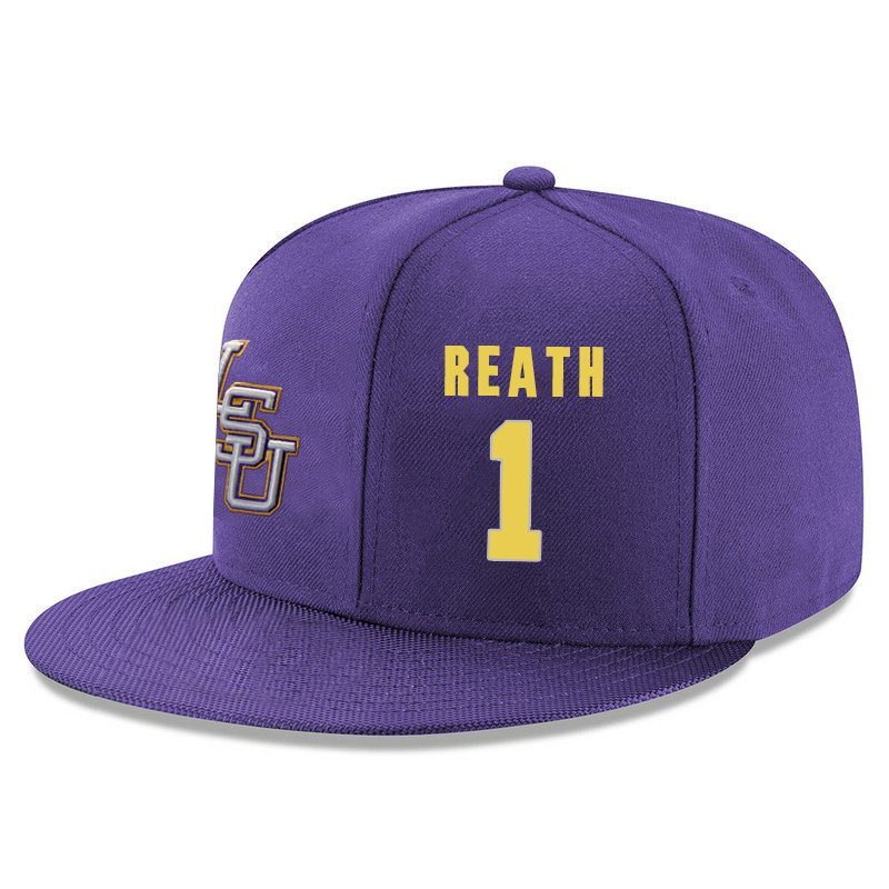 LSU Tigers 1 Duop Reath Purple Adjustable Hat