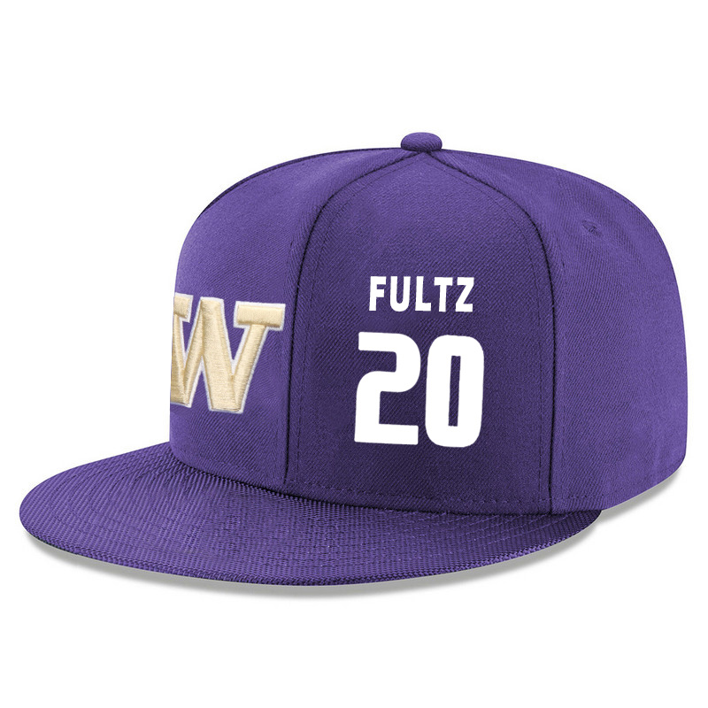 Washington Huskies 20 Markelle Fultz Purple Adjustable Hat