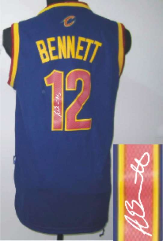 Cavaliers 12 Bennett Blue Blazers 12 Aldridge Orange Signature Edition Jerseys