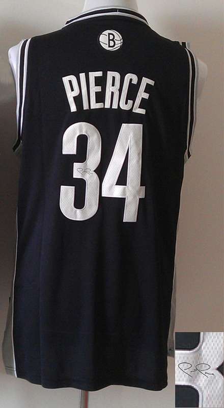 Celtics 34 Pierce Black Signature Edition Jerseys