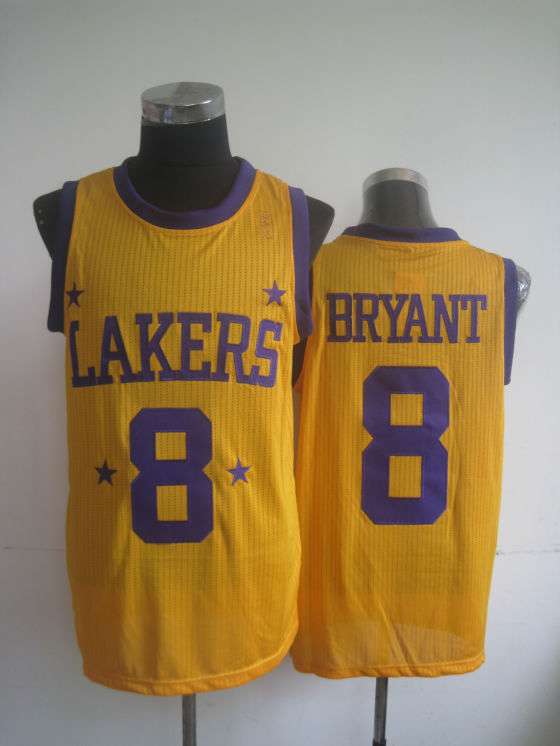 Lakers 8 Bryant Gold New Revolution 30 Jerseys