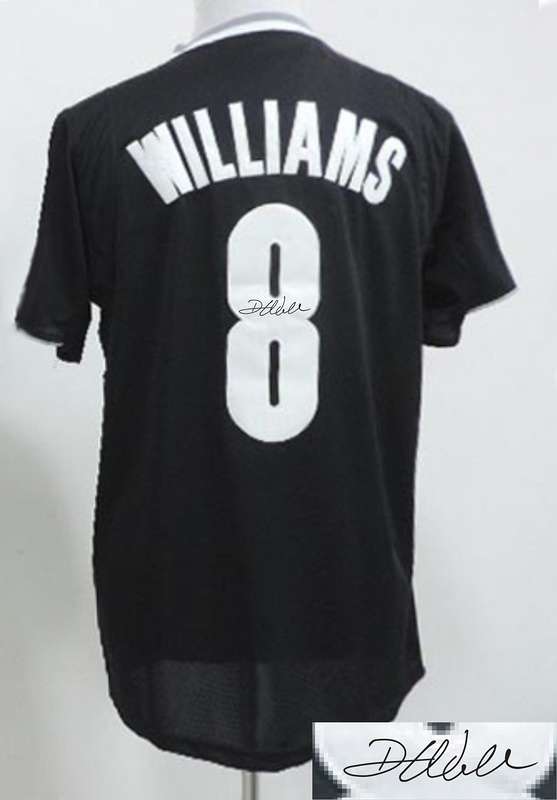Nets 8 Williams Black Christmas Signature Edition Jerseys