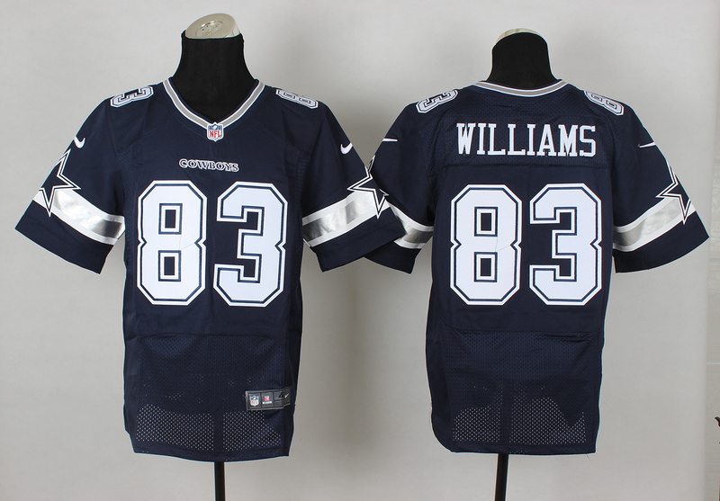 Nike Cowboys 83 Terrance Williams Blue Elite Jersey