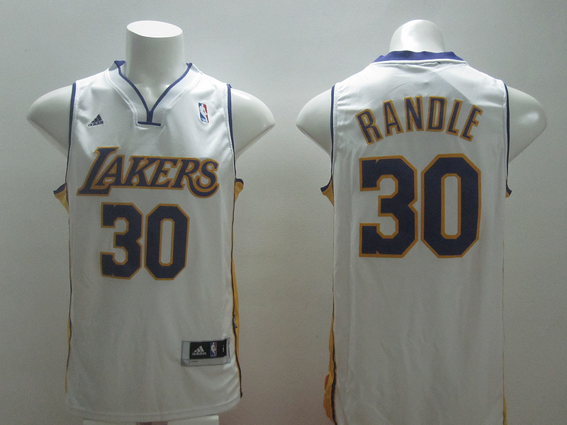 Lakers 30 Randle White New Revolution 30 Jerseys