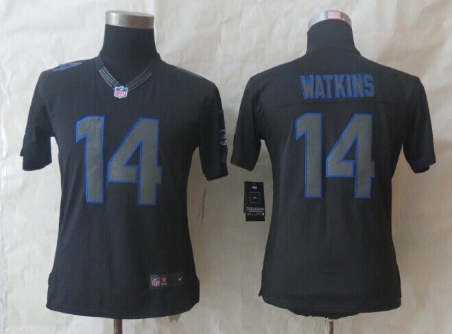 Nike Bills 14 Watkins Impact Limited Black Women Jerseys