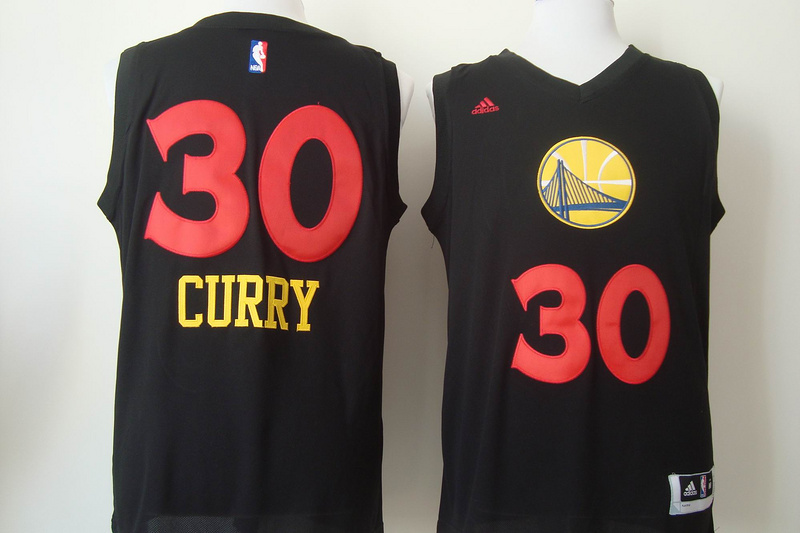 Warriors 30 Curry Black Fashion Jerseys