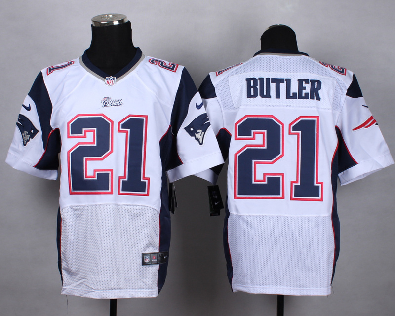 Nike Patriots 21 Butler White Elite Jerseys