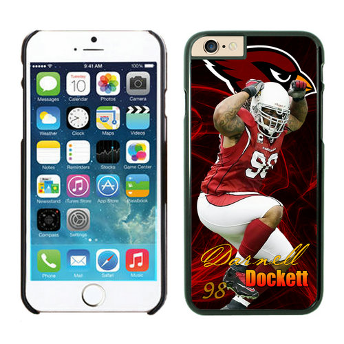 Arizona Cardinals Darnell Dockett iPhone 6 Cases Black