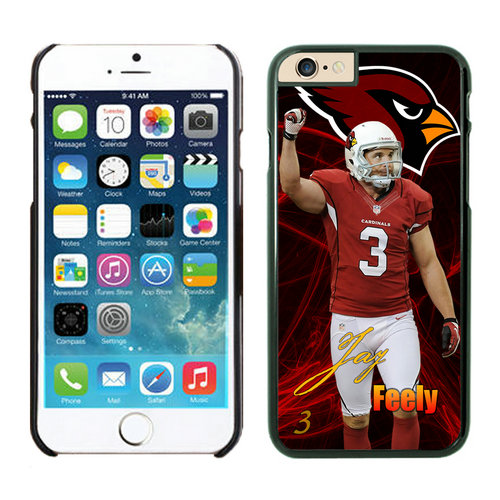 Arizona Cardinals Jay Feely iPhone 6 Cases Black
