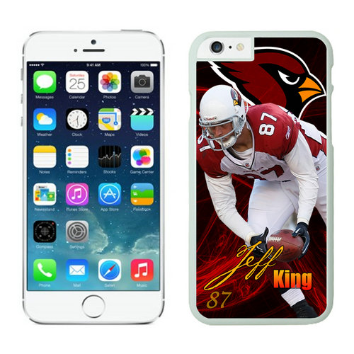 Arizona Cardinals Jeff King iPhone 6 Cases White