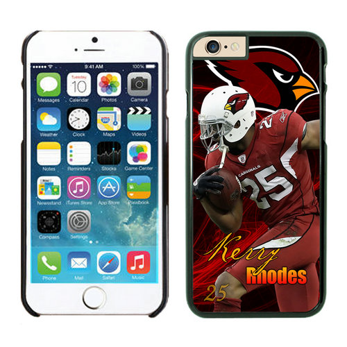 Arizona Cardinals Kerry Rhodes iPhone 6 Cases Black