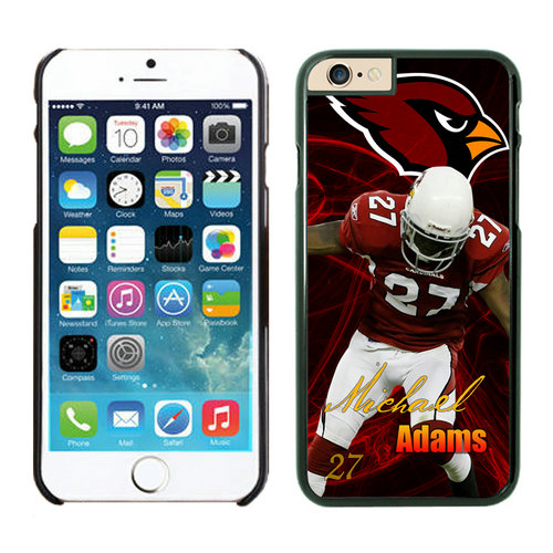 Arizona Cardinals Michael Adams iPhone 6 Cases Black