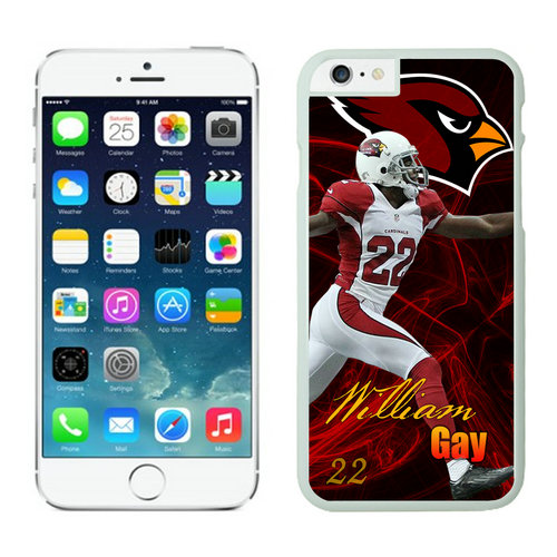 Arizona Cardinals William Gay iPhone 6 Cases White