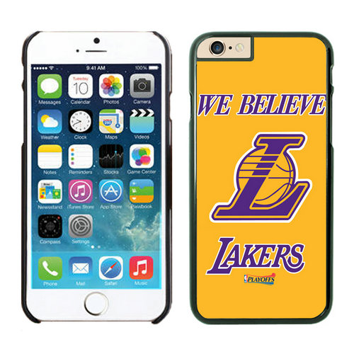 LA Lakers iPhone 6 Cases Black