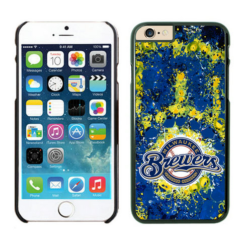 Milwaukee Brewers iPhone 6 Cases Black