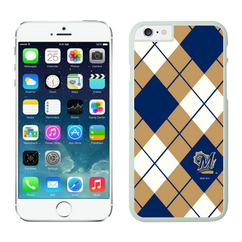 Milwaukee Brewers iPhone 6 Cases White02