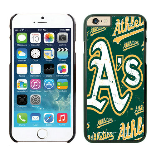 Oakland Athletics iPhone 6 Cases Black05