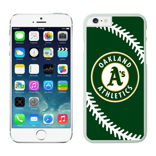 Oakland Athletics iPhone 6 Cases White