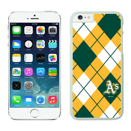 Oakland Athletics iPhone 6 Cases White02