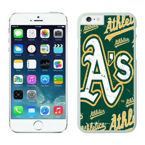 Oakland Athletics iPhone 6 Cases White03