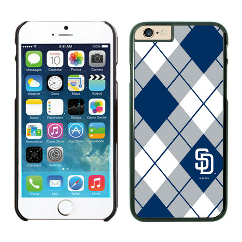 San Diego Padres iPhone 6 Cases Black
