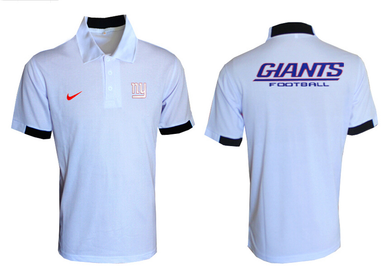 Nike Giants White Polo Shirt