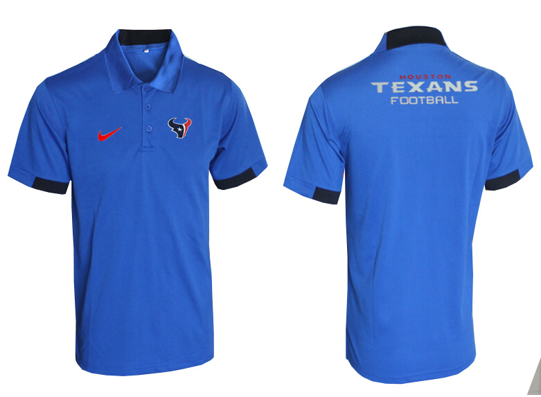 Nike Texans Blue Polo Shirt
