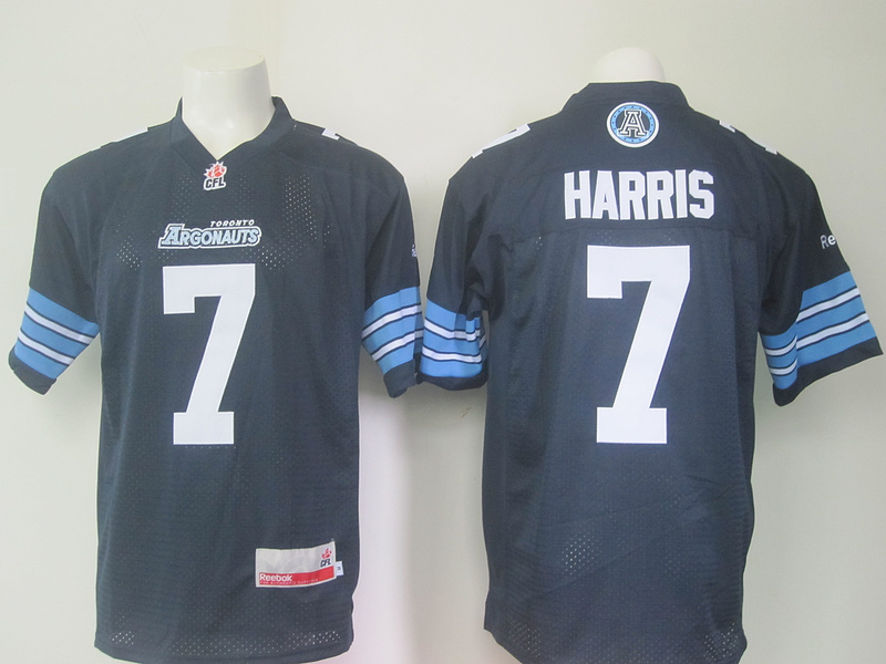 Toronto Argonauts 7 Trevor Harris Blue CFL Jersey