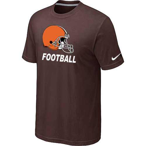 Men's Cleveland Browns Nike Facility T Shirt Brown