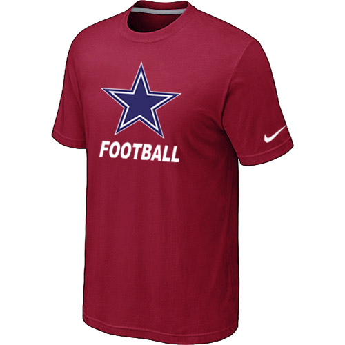 Men's Dallas cowboys Nike Facility T Shirt Red
